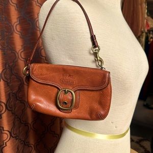 Vintage Leather Coach Wristlet